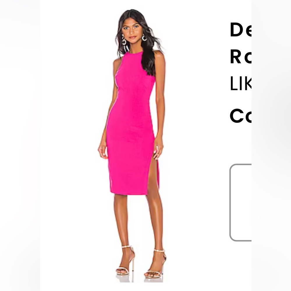 Revolve Decklin Dress in Fuschia Rose 🌹
